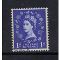 GB 1960 QE2 1d Ultramarine Wilding SG 611 Wmk 1...