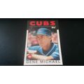 1986 Topps Traded Card # 073T Gene Michael Exce...