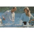 Princess Anne Cooking Sausages & Burgers BBQ Ro...