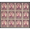 555, Mint F-VF NH 3¢ Block of Twelve Stamps CV ...
