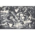 HUNTING - DEATH OF THE FOX 1890 Hounds VICTORIA...