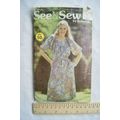 Butterick See & Sew pattern No. 6387 dress, pet...