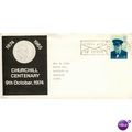 GB FDI Cover 1974 - Churchill Centenary 4½d