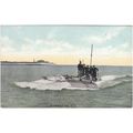 Submarine No 5 Postcard (S11307) Nice Postmark