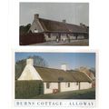 2 X BURN'S COTTAGE, ALLOWAY, vintage postcards ...