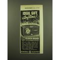 1949 General Electric Model 64 Clock-Radio Ad -...