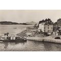 Boat at Lochlash Hotel Scottish Real Photo Vint...
