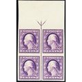 484, Mint Superb NH 3¢ Top Arrow Block of Four ...