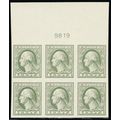531, Mint Superb NH Top Plate Block of Six - St...