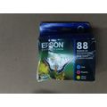 EPSON 88 CYAN, MAGENTA, YELLOW INK CARTRIDGES N...