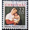 STAMP United States SG2327 1987 22c Christmas A...