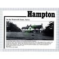 Wentworth Estate Surrey House Sale Advert - 198...