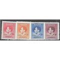 NAURU 1937 SG 44/47 - MNH (**)