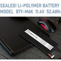 New & Sealed! Li-Polymer Battery- BTY-M6K 11.4V...