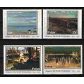 Palau 733-736 MNH Paintings Landscapes James Mc...