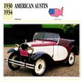 Collectors Club card. Classic Cars. American Au...