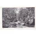 Fairy Glen Betws-Y-Coed Lettercard Page Ephemer...