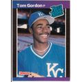 1989 Donruss Tom Gordon rookie baseball card #4...