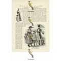 Beach Wear, Victorian Book Illustration (Print)...