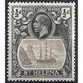 St Helena 1923 SG97 1/2d Grey & Black Mounted M...