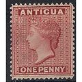 Antigua 1885 SG26 1d Rose Wmk Crown CA Mounted ...
