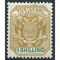 Transvaal 1896 SG223 1/- Ochre & Green Mounted ...