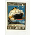 White Star Line MV BRITANNIC Advertising Postca...