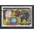 AUS 1972 35c 'PRIMARY INDUSTRIES - BEEF' FINE U...
