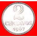 EFFIGY* BRAZIL ★ 2 CENTAVOS 1967! LOW START ★ N...