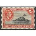 Solomon Islands 1939 SG69 2/- Black & Orange Mo...