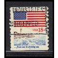 Used 1891 18c U.S. Flag Very Fine CNS 1 PA5449