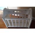 Painted Solid Wood Cottage Chic Distressed Whit...