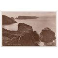 Port du Moulin Sark Channel Islands RP Postcard...