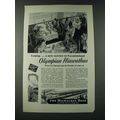 1947 Milwaukee Road Railroad Ad - Olympian Hiawathas