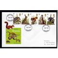 GREAT BRITAIN 1977 BRITISH WILDLIFE 5 VALS FIRS...