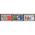 1969 Christmas set 3v SG812-814 UM