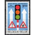 ZAYIX Belgium 820 MNH Traffic Signal Road Signs...