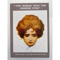 ART CARD - THE WOMAN WITH THE AMAZING EYES