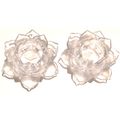 2 Shannon Crystal Designs of Ireland Lotus Flow...