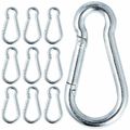CARABINA SPRING CLIP 10 Steel Heavy Duty Carabi...