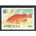 ANGUILLA 1990 FISH BUTTER 50c USED