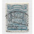 BSAC 1898 SOUTH AFRICA COMPANY ARMS TWO PENCE H...