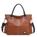 Women Trendy Fashion Shoulder Bag Vegan Leather...