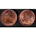 Australia Two Cent 1969 Used Coin Frilled neck-...