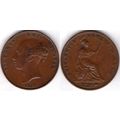 Great Britain. Victoria. Penny 1858. dy21734