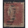 1858 SG43 1d Red Plate 201 Good/Fine Used Check...