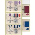 MEDALS set of 5 issued 1990 by Post office post...