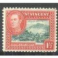 St. Vincent 1937 - SG151 - 1½d green and red - ...