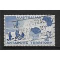 AUSTRALIA ANTARCTIC TERR 1957 2s MAP BLUE SG 1 ...