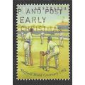AUS 1992 $1.20 'CRICKET -SHEFFIELD SHIELD CENTE...